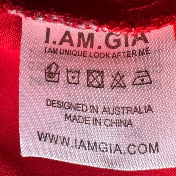 I.AM.GIA Synopsis Pant in Red Size XS Subversive Y2K Grunge Revolve - Picture 11 of 14